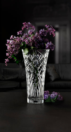 RCR Melodia Decorated Crystal Glass Vase (300mm)