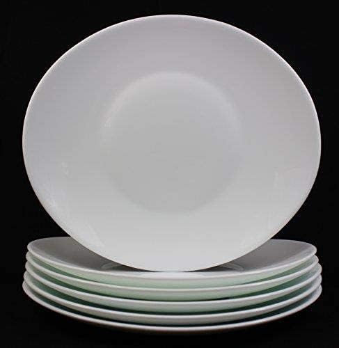 Bormioli Rocco Prometeo White Dinner Plates.