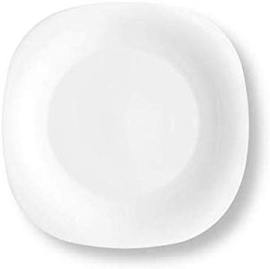 Bormioli Rocco Parma Soft Square Dinner Service Set with Extra-Large Rectangular Dinner Plates (18 Pieces)