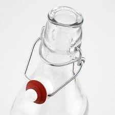 Toughened Glass Multipurpose Swing Top Bottle 1L (100cl)