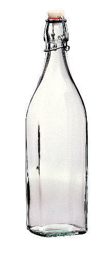 Toughened Glass Multipurpose Swing Top Bottle 1L (100cl)