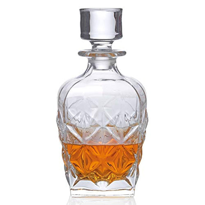 RCR Crystal Enigma Luxion Crystal Whisky Decanter, 860 ml