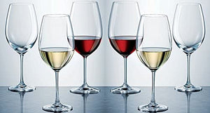 Fine Crystal Red, White and Rosé Wine Tasting Glasses (66cl)