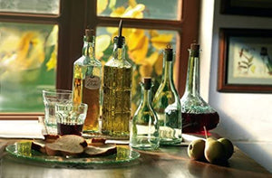 Olive Oil & Vinegar Bottle Table Set