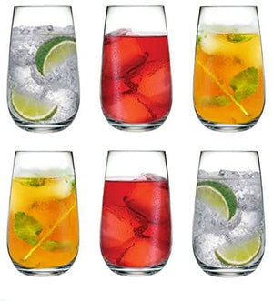 Fine Crystal, Large Highball Mixer Glasses (48cl)