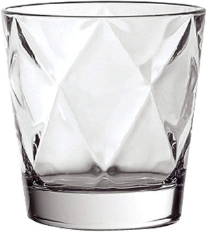 Concerto Short Glass Tumblers with Harlequin Design (37cl) (Set of 6)