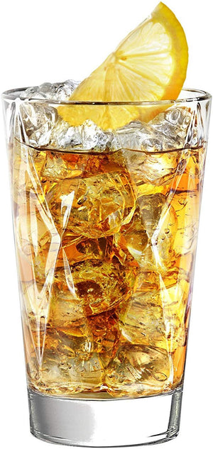 Concerto Highball/Mixer Glasses with Harlequin Design (41cl) (Set of 6)