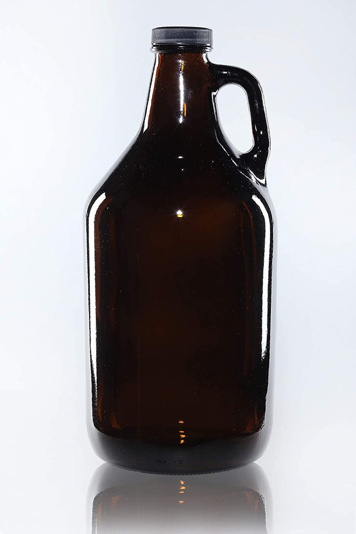 Amber Glass 64oz (3.2 Pints) Takeaway Beer Growler